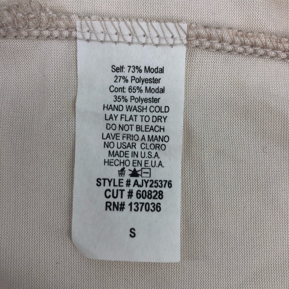 NWT Lazy Sunday V-Neck Criss Cross Back Tee - Picture 7 of 7